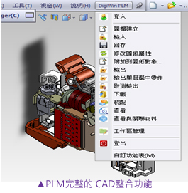 PLM完整的CAD整合功能
