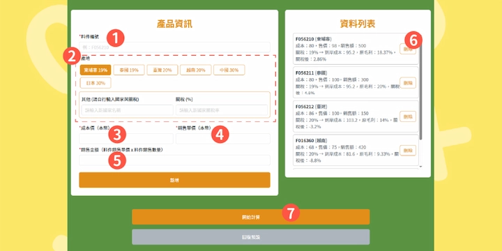 獲利計算機使用教學